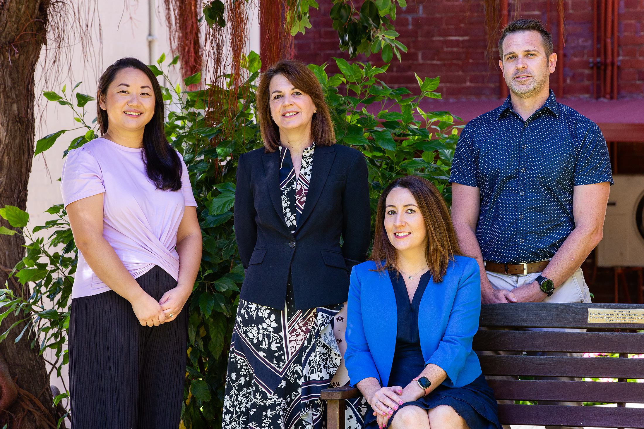 L-R: Yang Lui, Sandra Miller, Bronagh Rice and Simon Scholes (EMHS Electronic Medication Management solution Team)